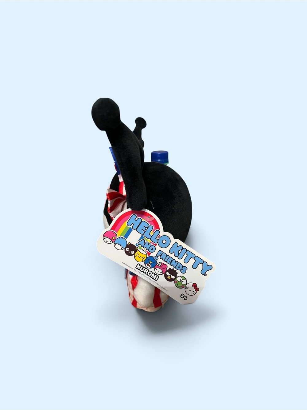 Sanrio Kuromi Plush - Black with Red, White & Blue Outfit - Picture 2 of 3
